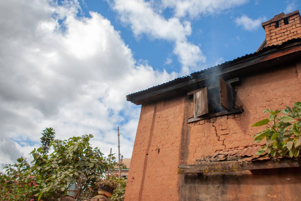 Black Carbon from a house in Madagascar