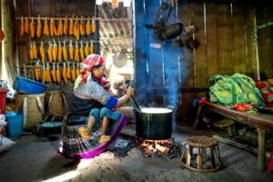 Women cooking and caring - affects of energy poverty